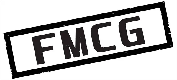 Texto FMCG, en sello de borde rectángulo negro . —  Fotos de Stock