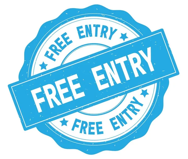 Camgöbeği yuvarlak rozet yazılmış ücretsiz giriş metni.