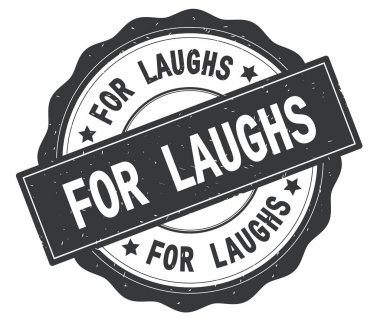 Gri yuvarlak rozet gülüyor metin için yazılmış.