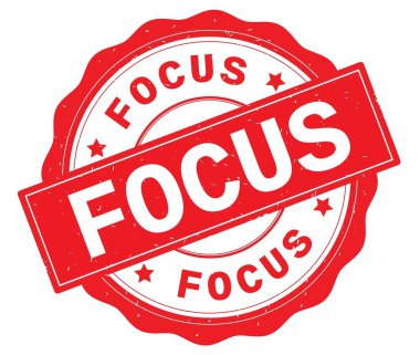 Odağı metin, kırmızı yuvarlak rozet yazılmış.