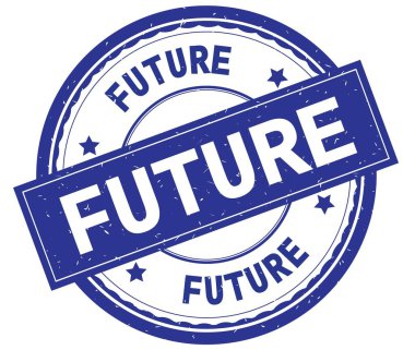 Gelecekte, yazılı metin üzerinde mavi yuvarlak pencere boyutu.