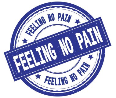 Duygu No Pain, mavi yuvarlak pencere boyutu üzerinde yazılı metin.