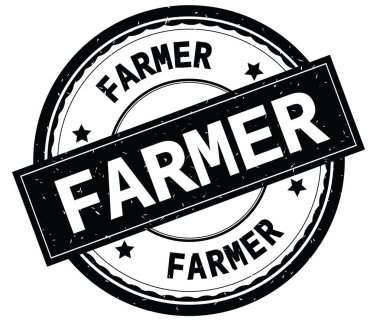 Siyah yuvarlak pencere boyutu üzerinde yazılı metin çiftçi.