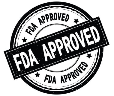 Yazılı metin siyah yuvarlak lastik damgası FDA onaylı.