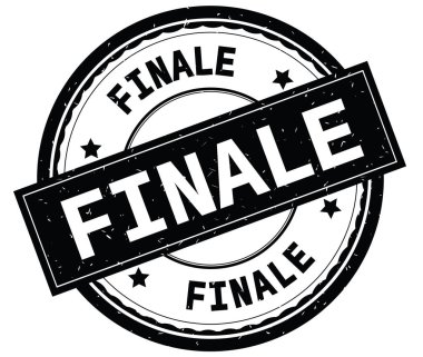 Metin siyah yuvarlak pencere boyutu üzerinde yazılı final.