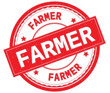 Kırmızı yuvarlak pencere boyutu üzerinde yazılı metin çiftçi.