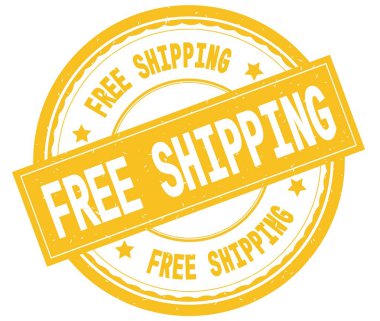 Yazılı metin sarı yuvarlak pencere boyutu üzerinde ücretsiz nakliye.