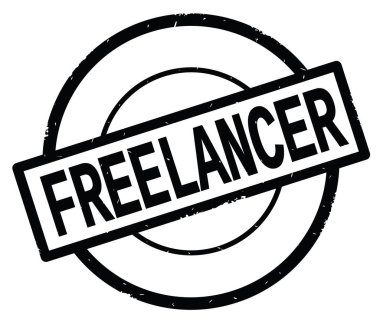 Serbest meslek metin, siyah daire basit damga yazılmış.