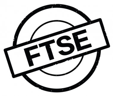 Ftse metin, siyah daire basit damga yazılmış.