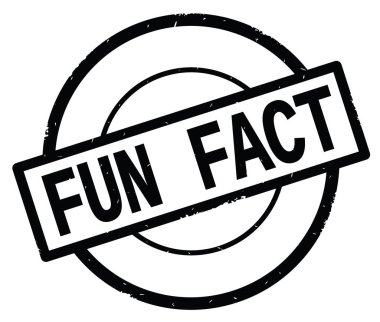 Siyah daire basit damgası yazılı eğlenceli aslında metin.