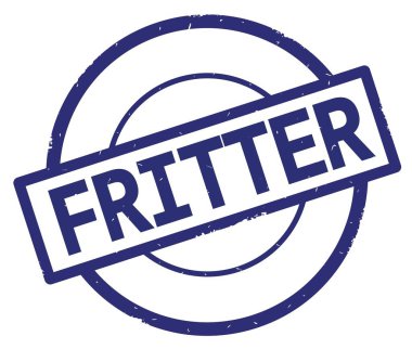 Mavi daire basit damgası yazılmış metni, ziyan.