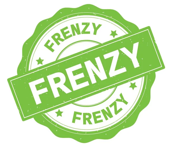 Yeşil yuvarlak rozet yazılmış çılgınlık metni.