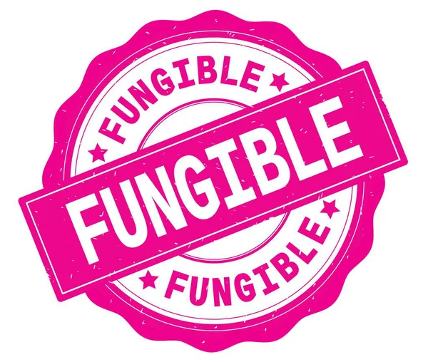 Pembe yuvarlak rozet yazılmış karşılanabilir metni.