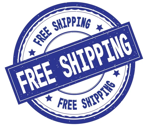 Yazılı metin mavi yuvarlak pencere boyutu üzerinde ücretsiz nakliye.