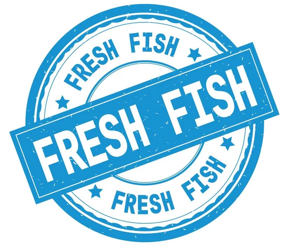 Taze balık, camgöbeği yuvarlak pencere boyutu üzerinde yazılı metin.