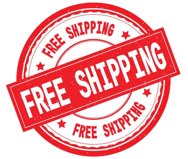 Yazılı metin kırmızı yuvarlak pencere boyutu üzerinde ücretsiz kargo.