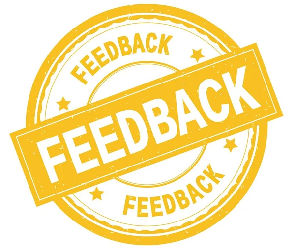 Geribildirim, sarı yuvarlak pencere boyutu üzerinde yazılı metin.