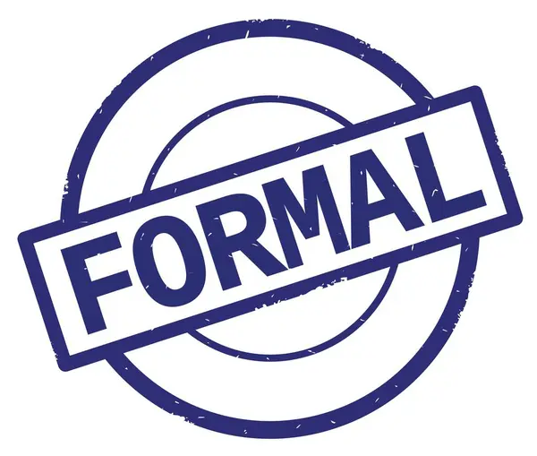 Mavi daire basit damgası yazılı resmi metin.