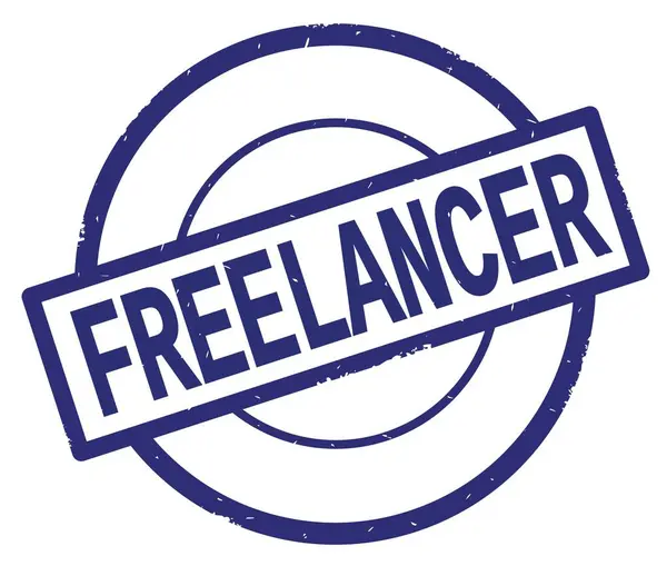 Serbest meslek metin, mavi daire basit damga yazılmış.