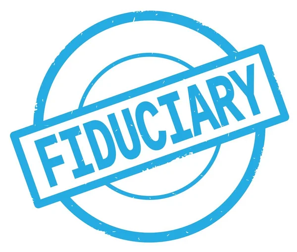 Güvene dayalı metin, camgöbeği basit daire damgası yazılmış.