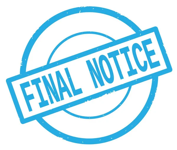 Camgöbeği basit daire damgası yazılmış son duyuru metni.