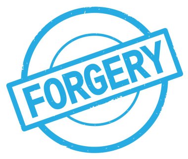 Sahte metin, camgöbeği basit daire damga yazılmış.