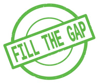Yeşil Daire basit damgası yazılmış Gap metin dolgusu.