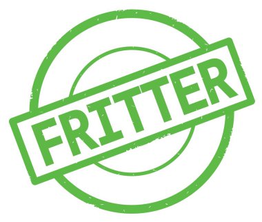 Yeşil Daire basit damgası yazılmış metni, ziyan.