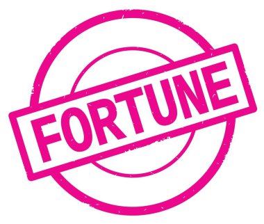 Servet metin, pembe daire basit damga yazılmış.