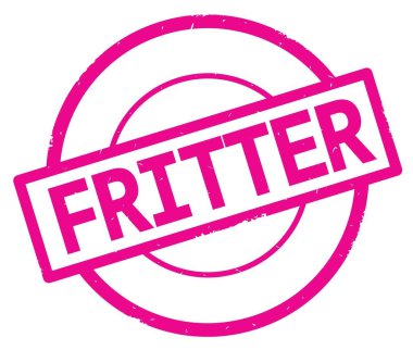 Pembe daire basit damgası yazılmış metni, ziyan.