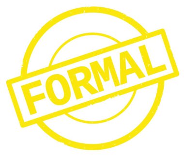 Sarı daire basit damgası yazılı resmi metin.