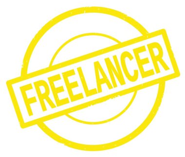 Serbest meslek metin, sarı daire basit damga yazılmış.