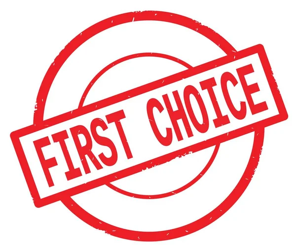 Kırmızı daire basit damgası yazılmış ilk seçim metni.