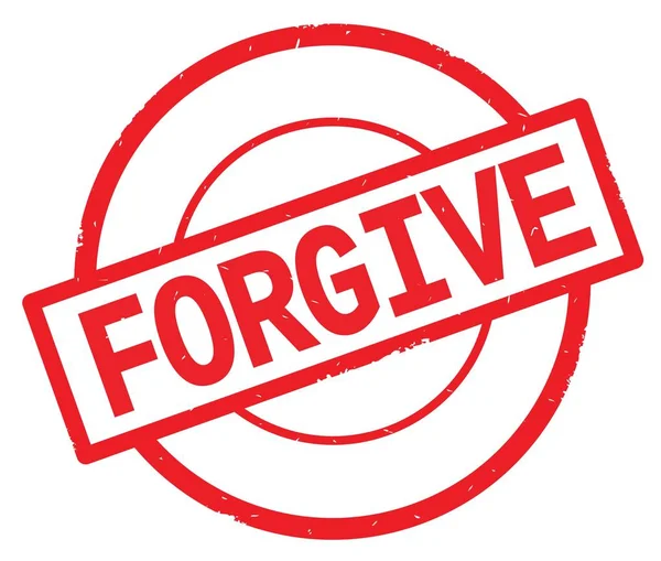 Kırmızı daire basit damgası yazılmış metni, affet.