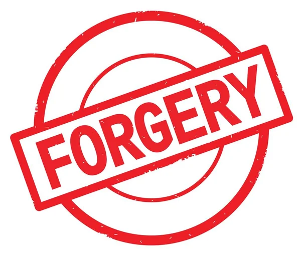 Sahte metin, kırmızı daire basit damga yazılmış.