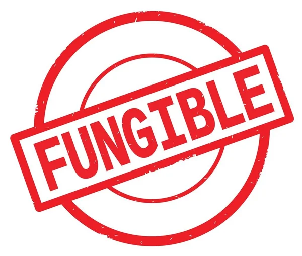 Kırmızı daire basit damgası yazılmış karşılanabilir metni.