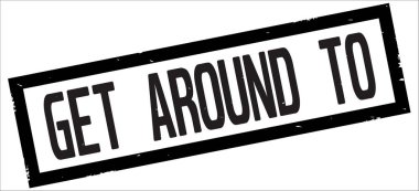 Etrafında almak metin, siyah dikdörtgen kenarlık damgası.