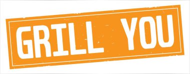 Metni, tam turuncu dikdörtgen damga ızgara.