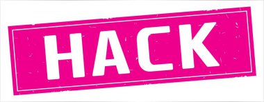 Tam pembe dikdörtgen damga üzerinde kesmek metin.