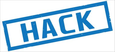 Metin, mavi dikdörtgen kenarlık damgası kesmek.