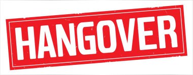 Akşamdan kalma metni, tam kırmızı dikdörtgen damgası.