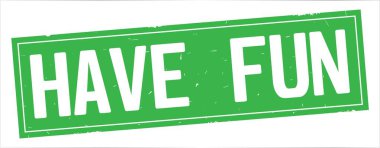 Eğlenceli metin, tam yeşil dikdörtgen damgası var.