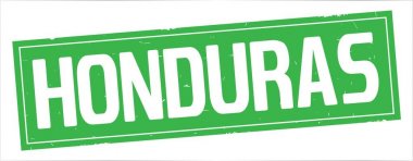 Honduras metni, tam yeşil dikdörtgen damgası.