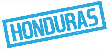 Honduras metin, camgöbeği dikdörtgen kenarlık damgası.