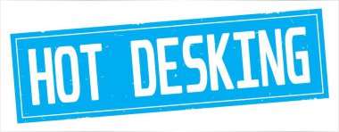 Tam camgöbeği dikdörtgen damga üzerinde sıcak Desking metin.