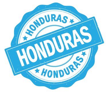 Honduras metin, camgöbeği yuvarlak rozet yazılmış.