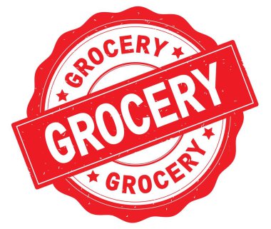 Bakkal metin, kırmızı yuvarlak rozet yazılmış.