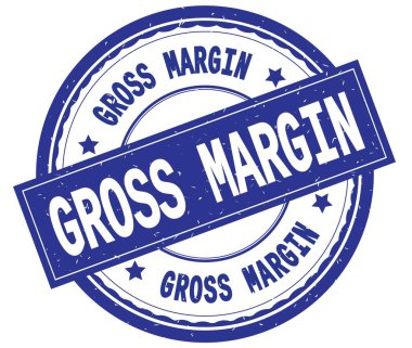 Mavi yuvarlak pencere boyutu üzerinde yazılı metin kenar boşluğu, Brüt.