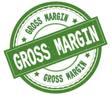 Metin yeşil yuvarlak pencere boyutu üzerinde yazılı kenar boşluğu, Brüt.