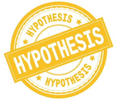 Hipotez, sarı yuvarlak pencere boyutu üzerinde yazılı metin.